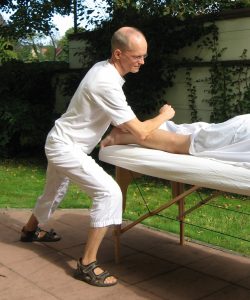 Tai-Chi-Massage draußen